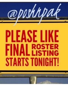 🍊🥂HEAD TO FINAL ROSTER! 🍊🥂EVENT IS ABOUT TO START!!